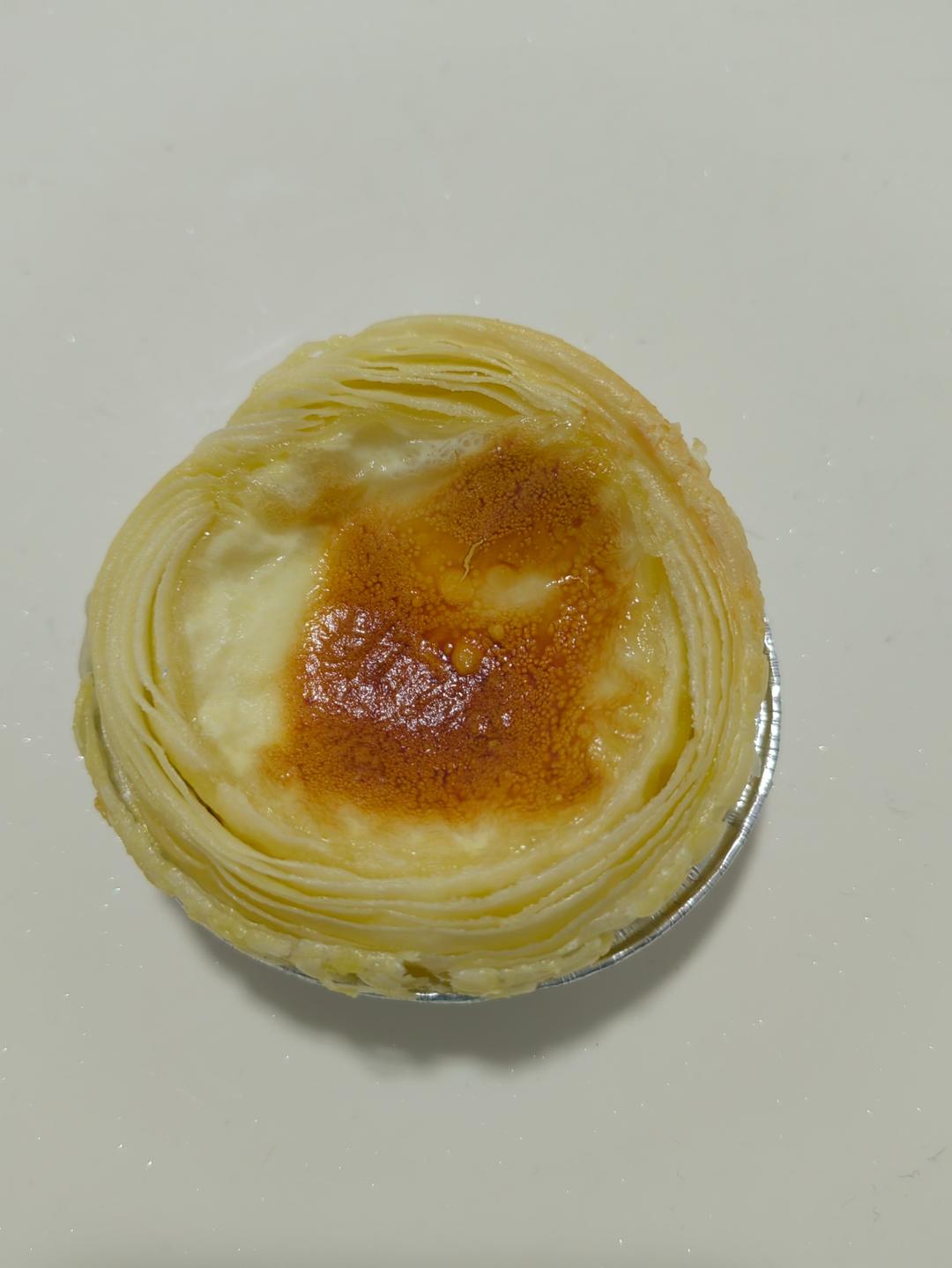 不需要奶油的烤蛋挞