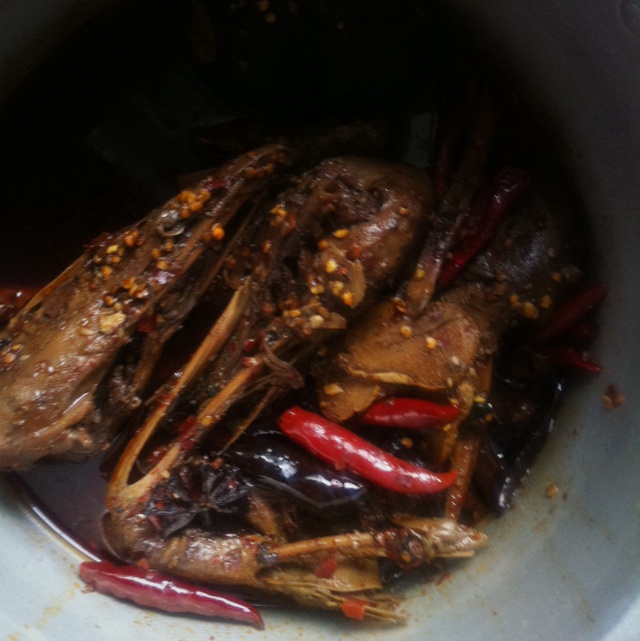 麻辣鸭头