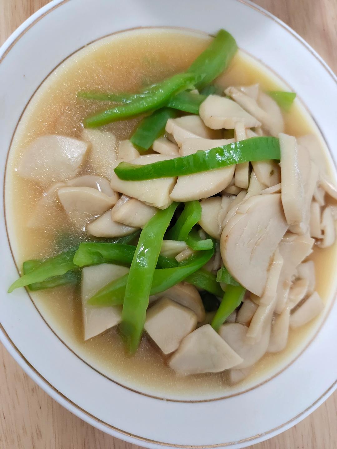 杏鲍菇炒青椒