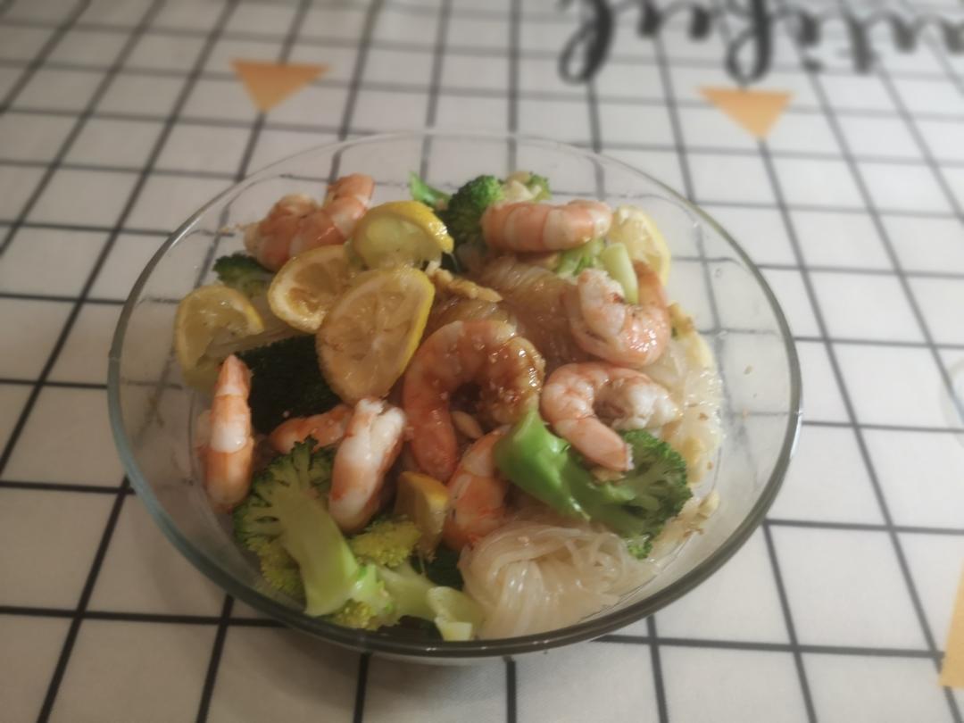 减脂餐｜酸辣虾仁魔芋结