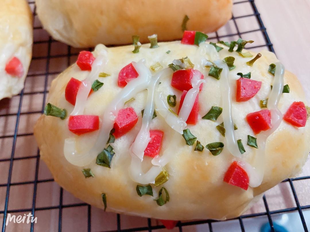 香葱火腿肉松面包