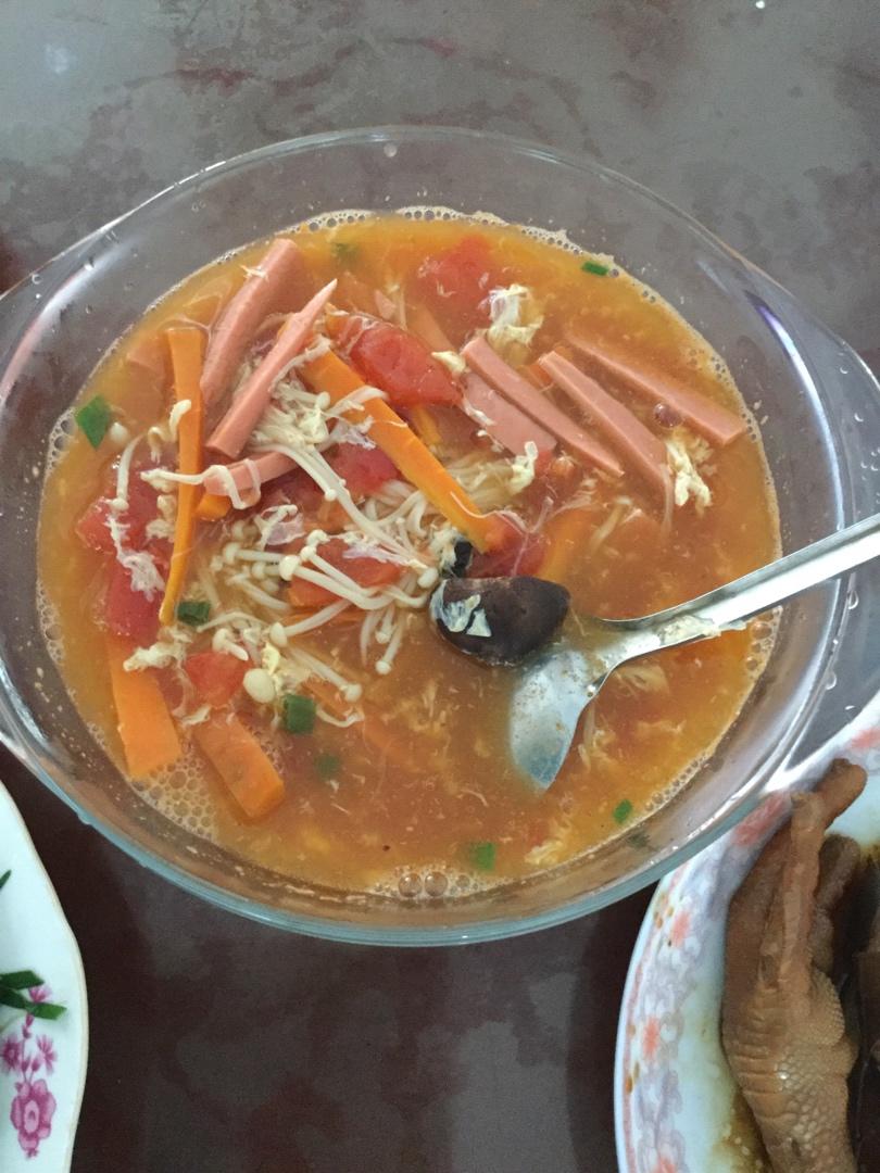 10分钟就能搞定的低脂酸辣汤❗好喝又开胃