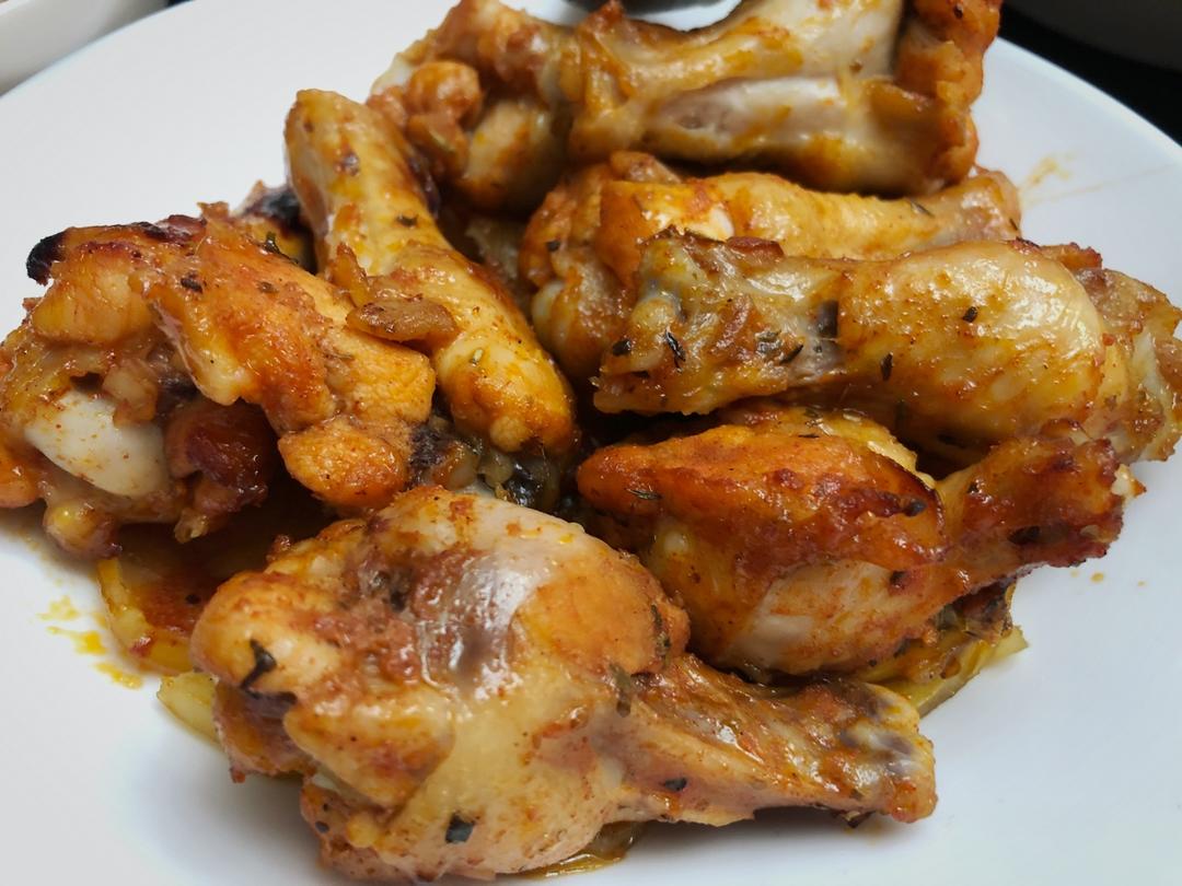 新奥尔良烤鸡腿土豆