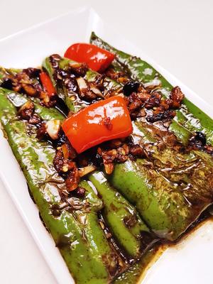广东人也爱吃的下饭神器—虎皮青椒的做法 步骤10