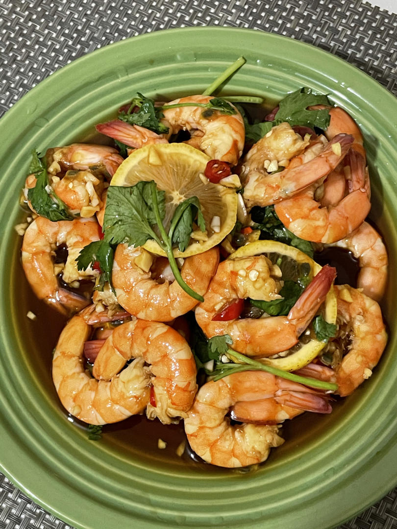 低脂泰式酸辣柠檬虾