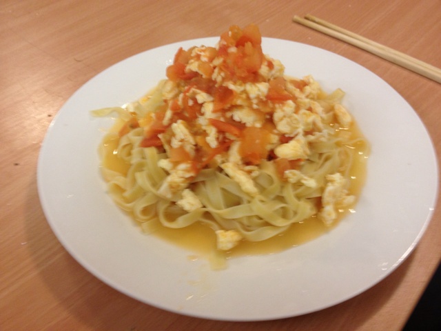 西红柿鸡蛋打卤面