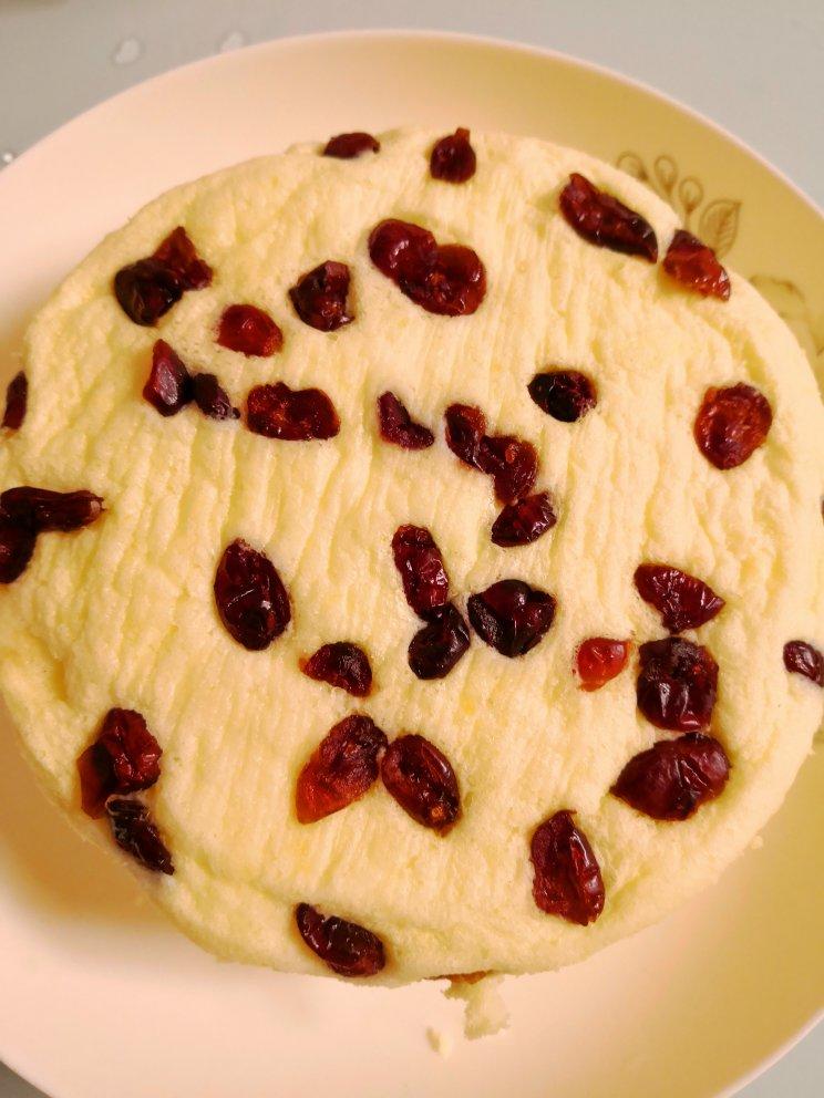 蔓越莓酸奶蒸蛋糕