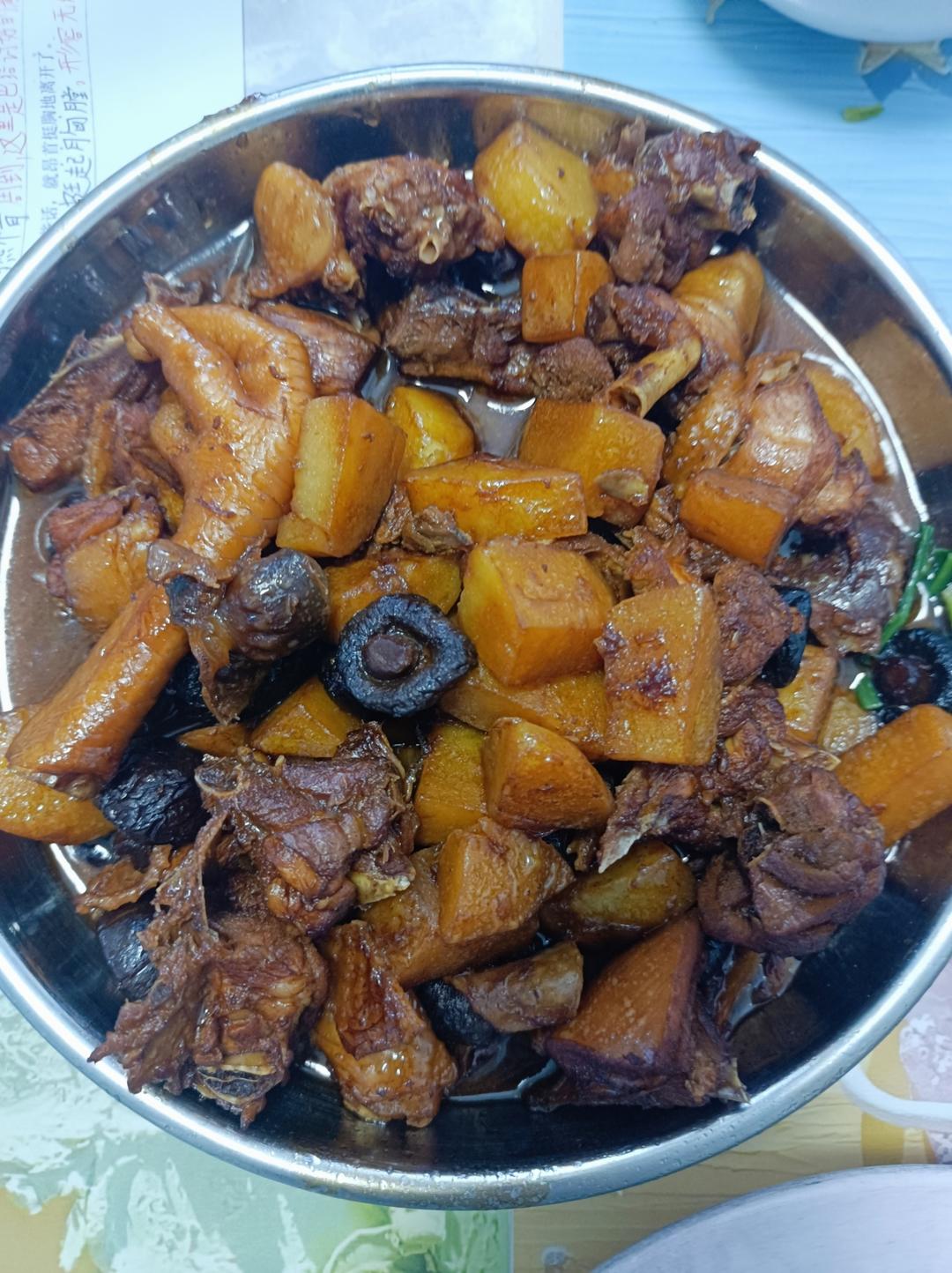 土豆焖鸡/黄焖鸡