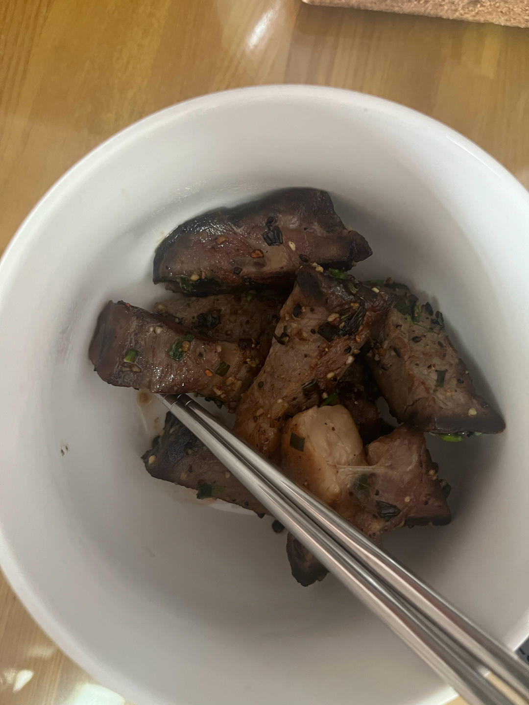 绝美味的牛排吃法‼️盐葱酱牛排盖饭