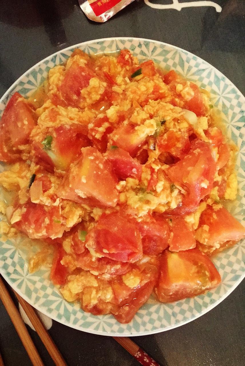 西红柿炒鸡蛋