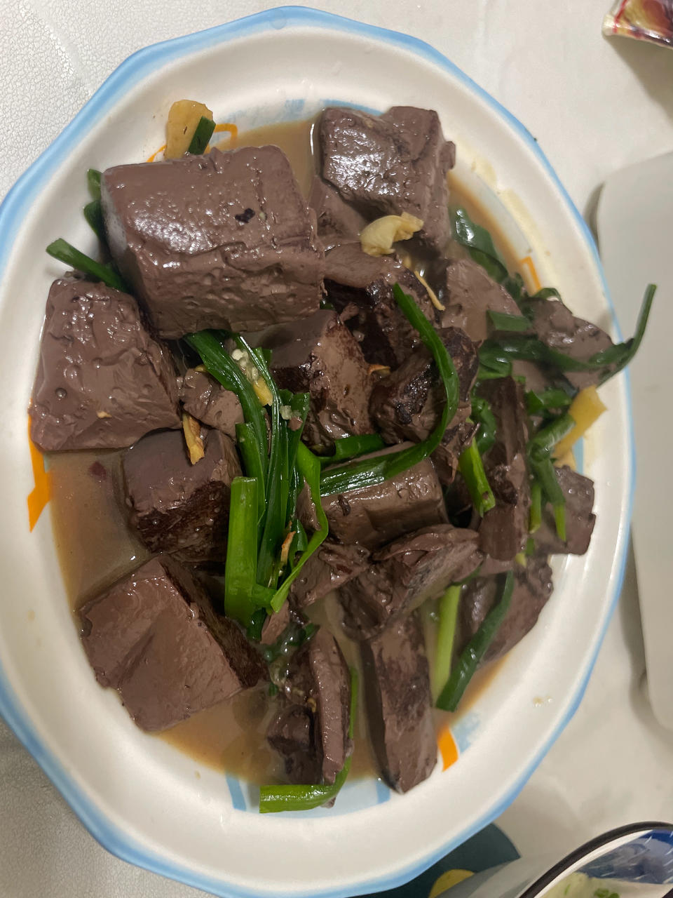 韭菜炒牛红