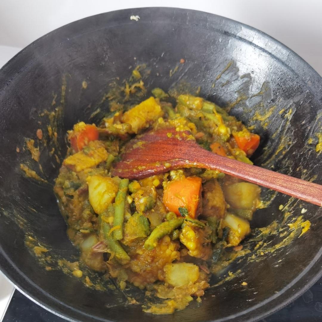 土豆南瓜炖豆角