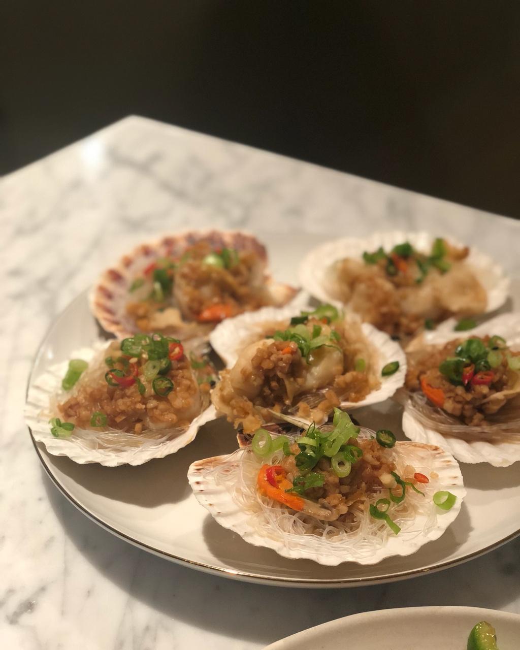 蒜蓉粉丝蒸扇贝