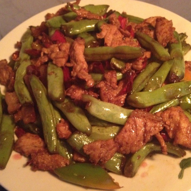四季豆炒肉