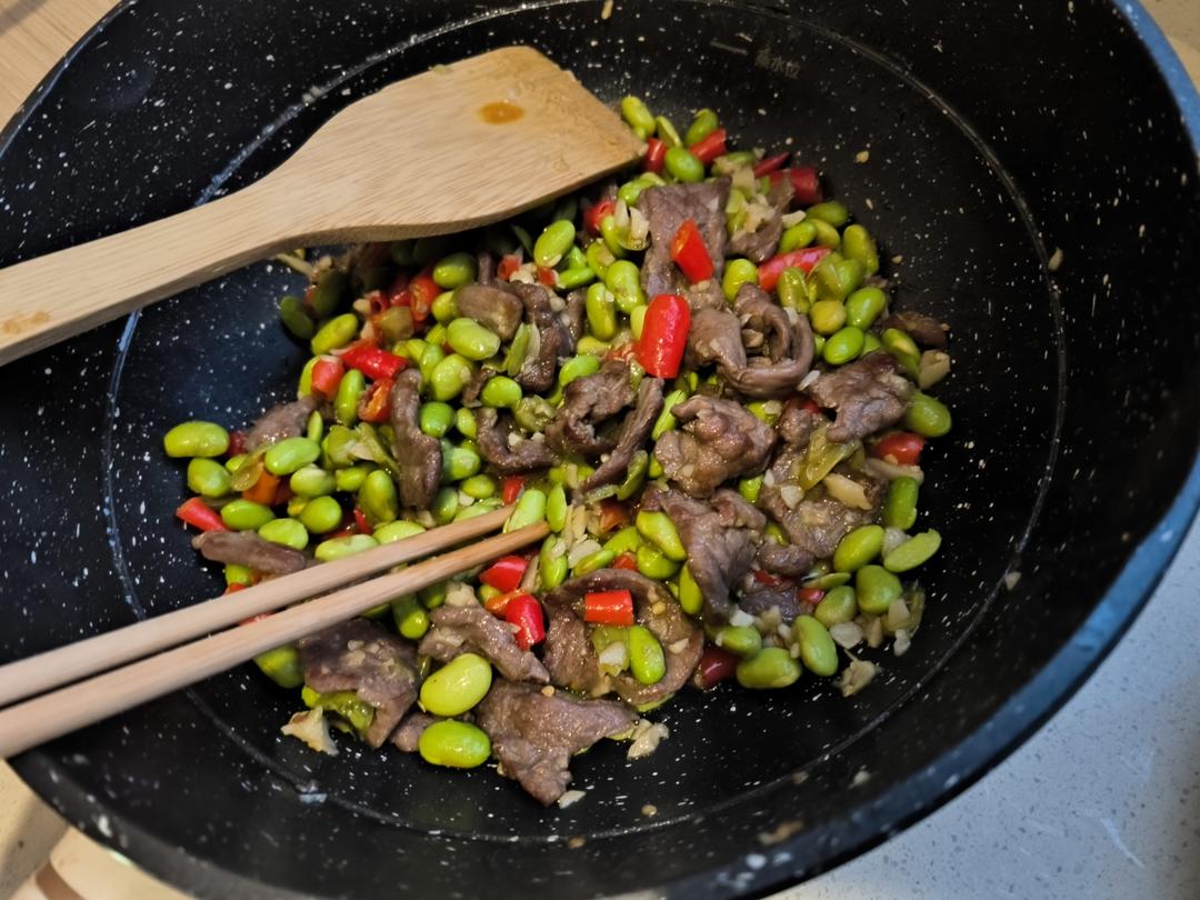 🔥毛豆炒牛肉这样做也太费米饭了吧❗️❗️
