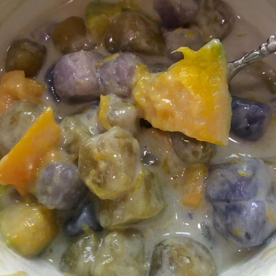 超级简单快手的椰汁煮南瓜