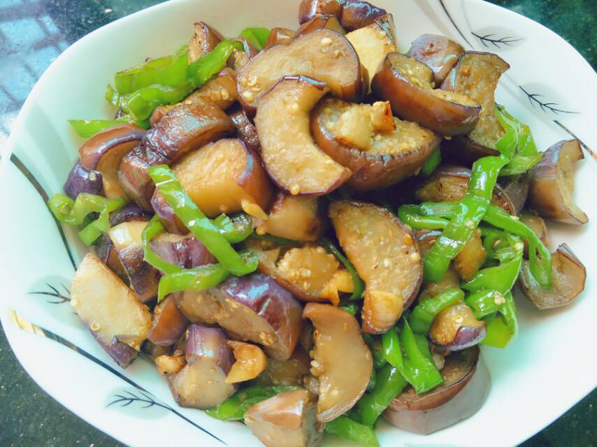 尖椒炒茄子