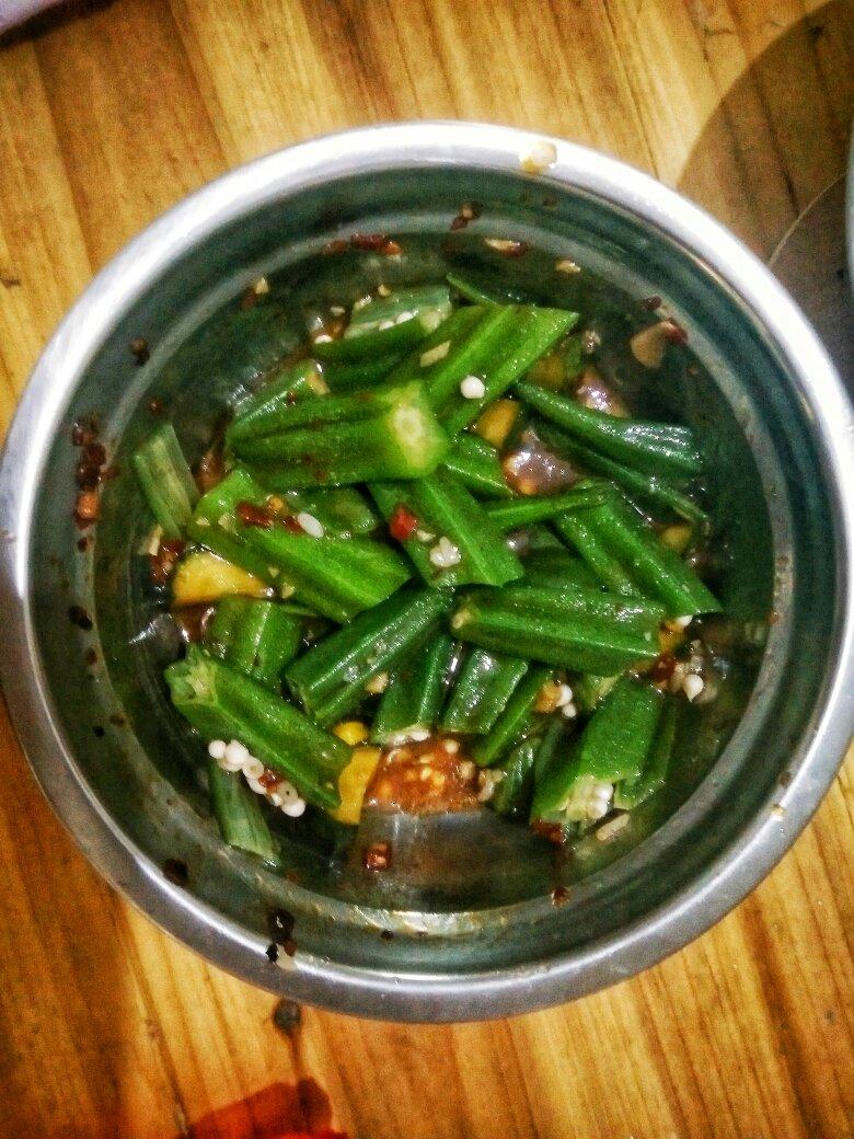蚝油秋葵