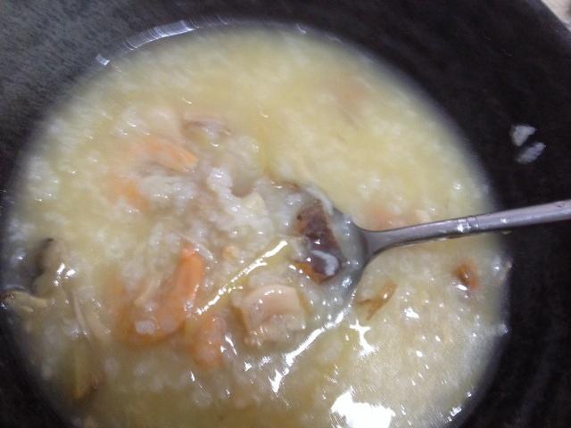 蟹粉海鲜粥的做法