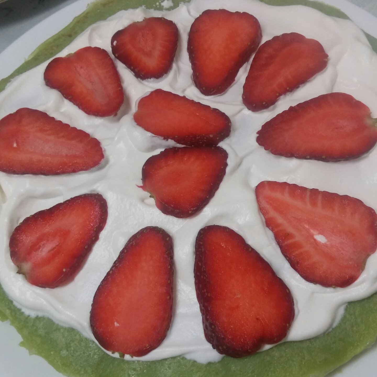 美味的煎蛋糕—抹茶千层蛋糕