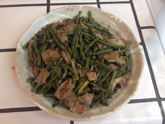 豇豆炒肉
