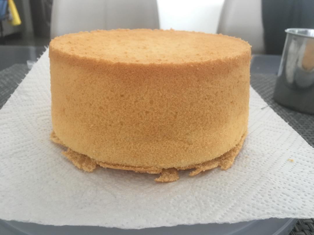 6寸原味戚风蛋糕