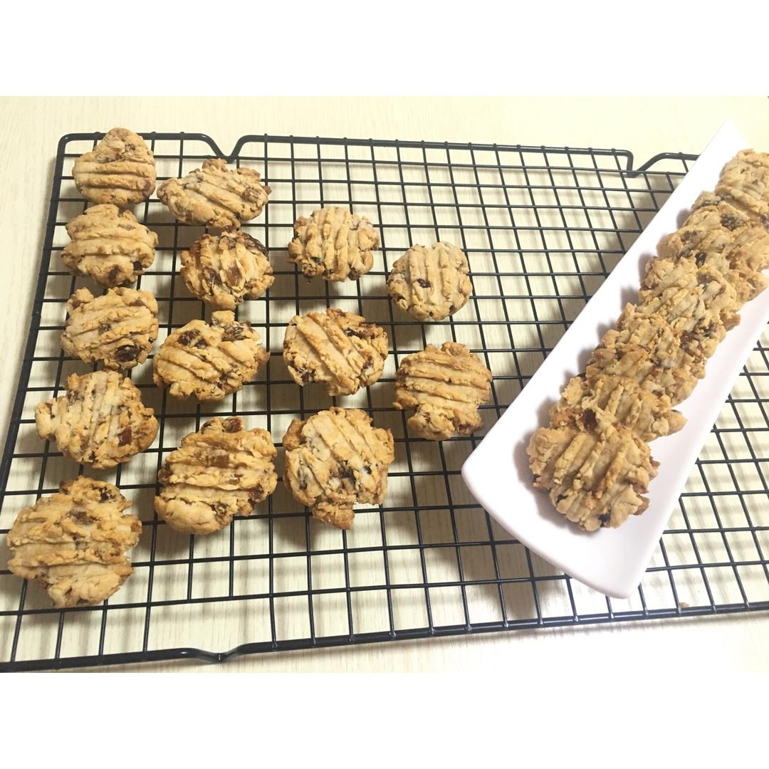 （无黄油）健康奶香提子酥饼
