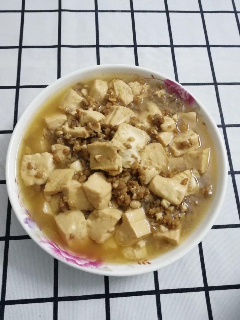 超级下饭的香菇肉沫豆腐