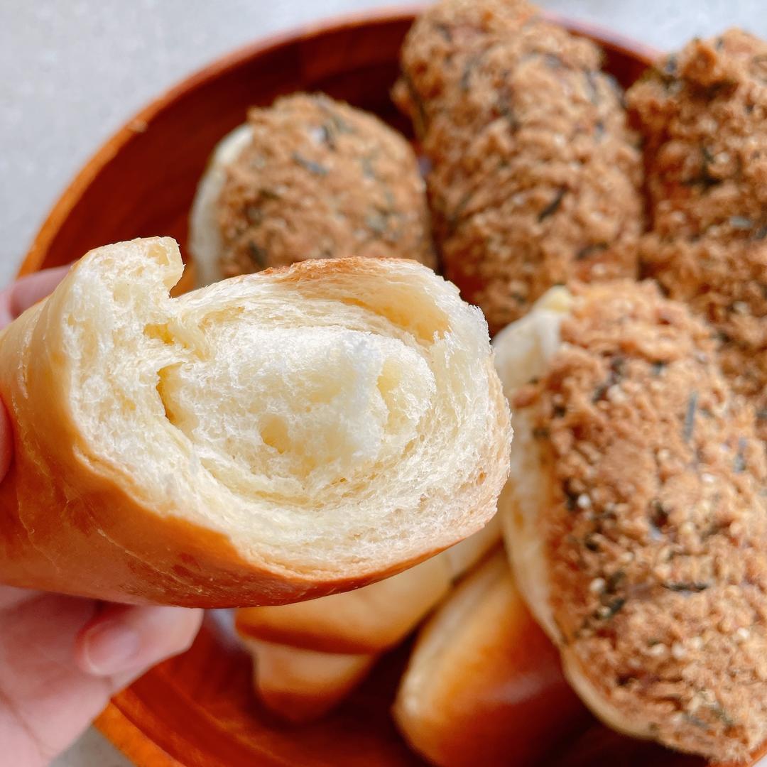 纯奶手撕吐司的做法 步骤1