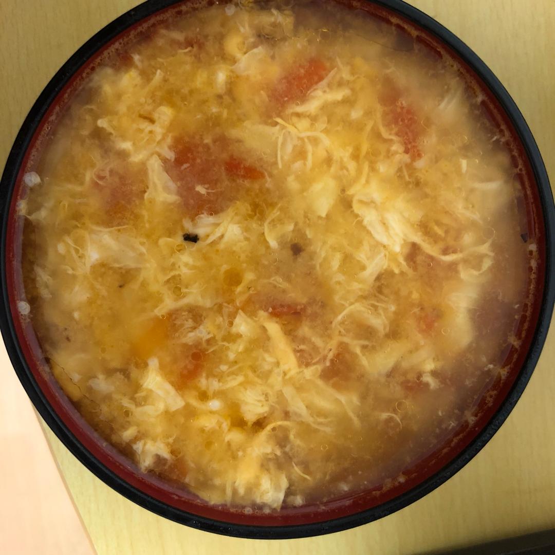 好喝到爆的西红柿鸡蛋汤