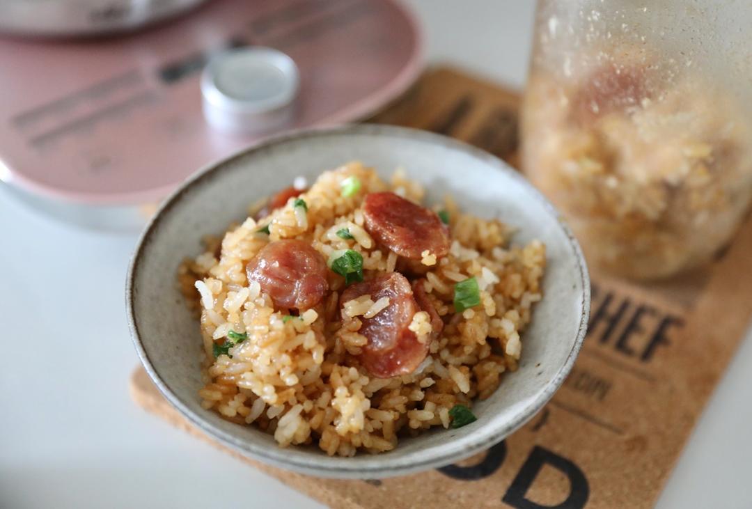 养生壶版煲仔饭&排骨玉米汤