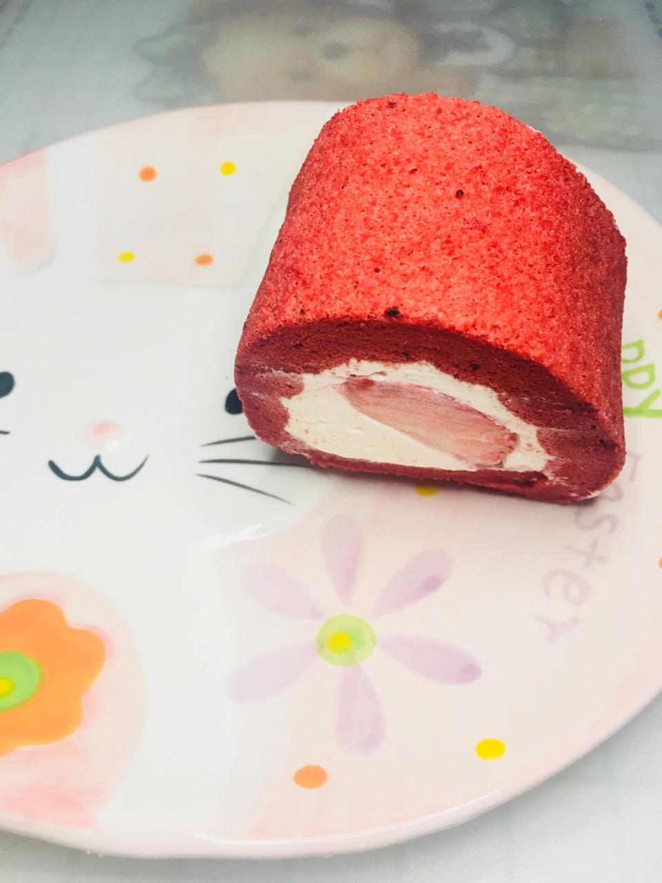 马斯卡彭红丝绒蛋糕卷