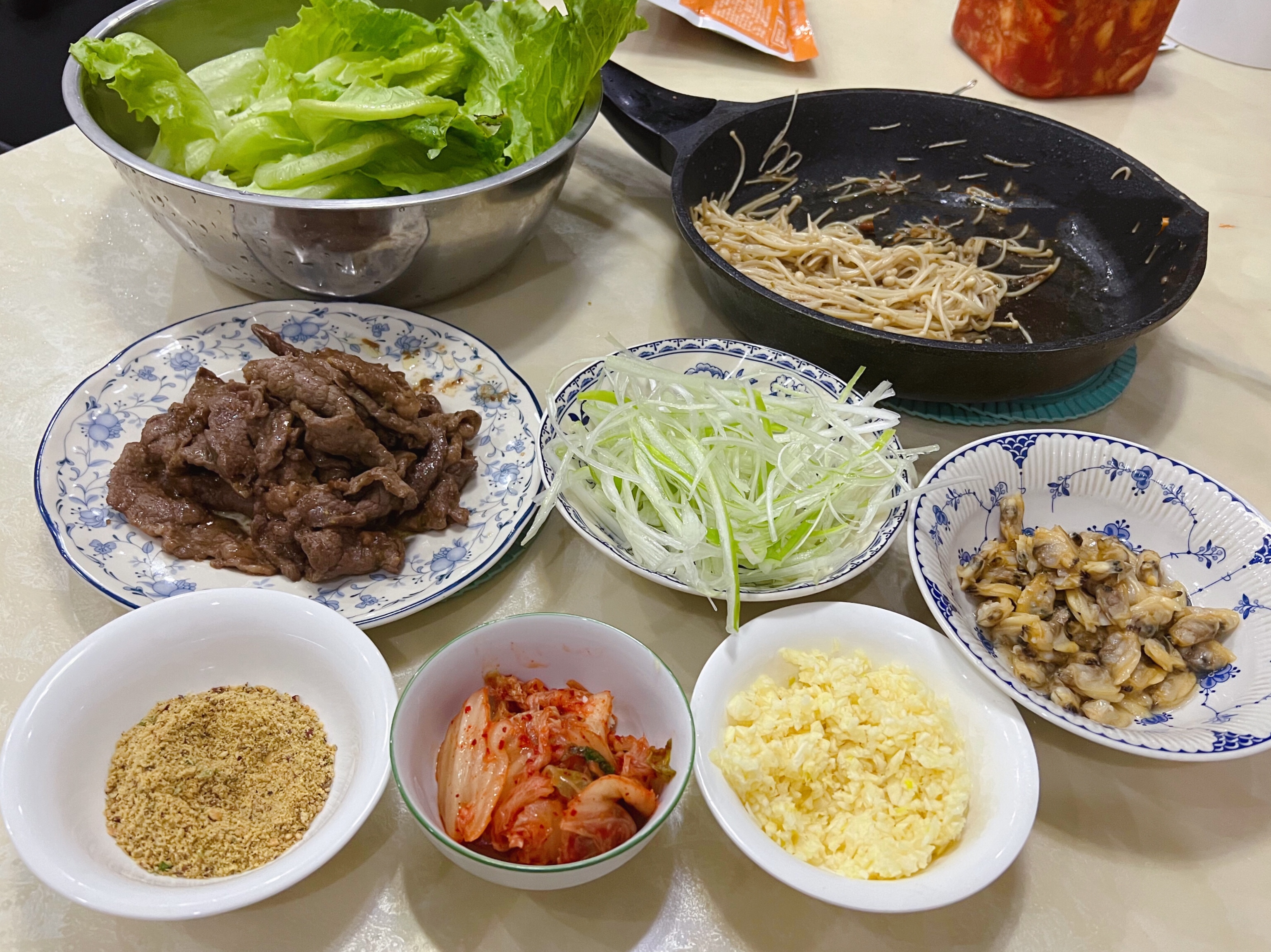 快手版韩式烧烤的做法