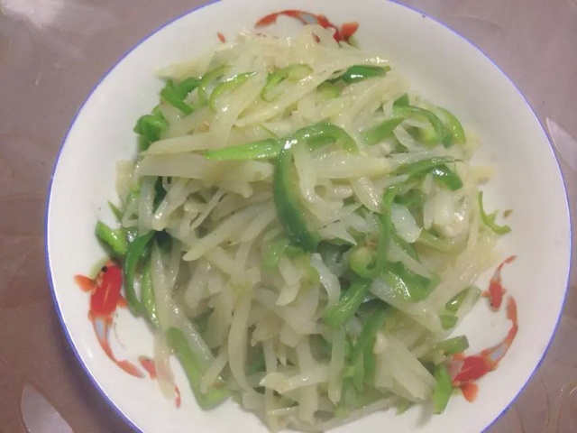 青椒土豆丝
