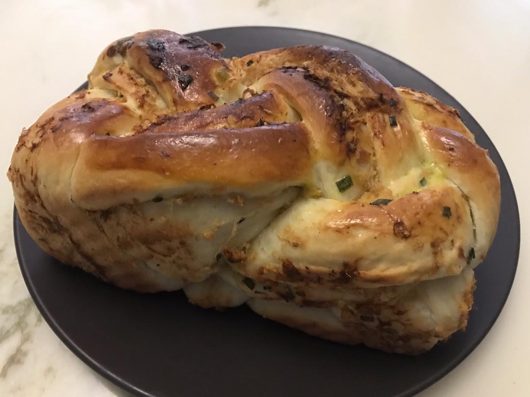 香葱肉松手撕吐司