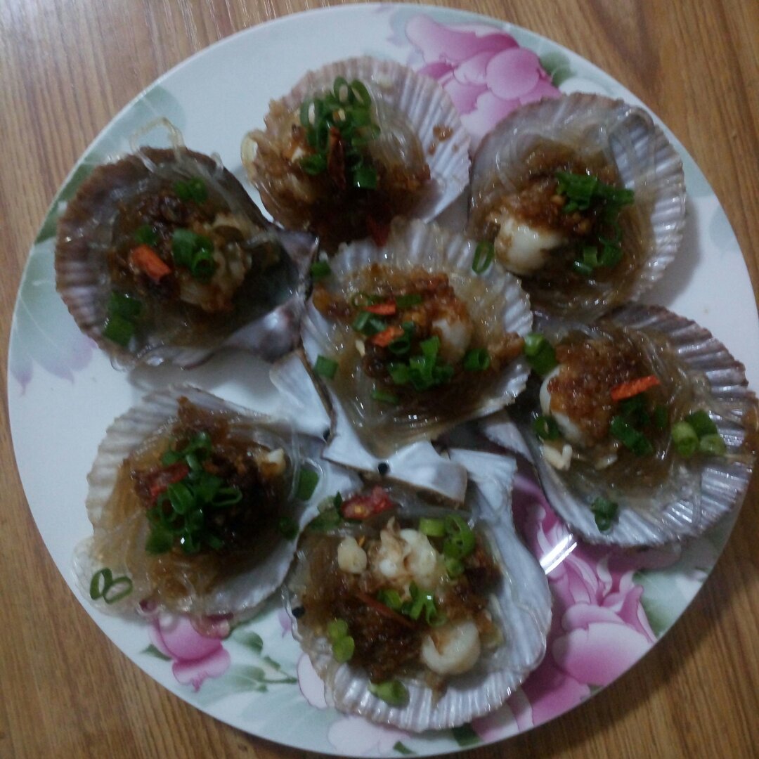 蒜蓉粉丝蒸扇贝