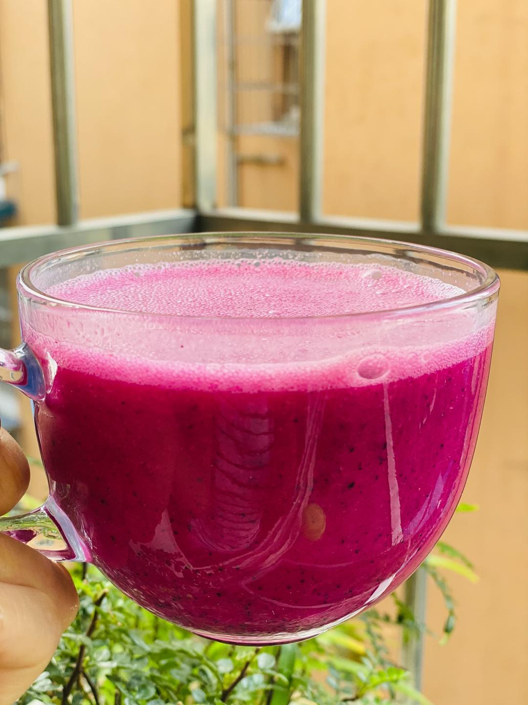 抗炎饮品~百香果火龙果汁