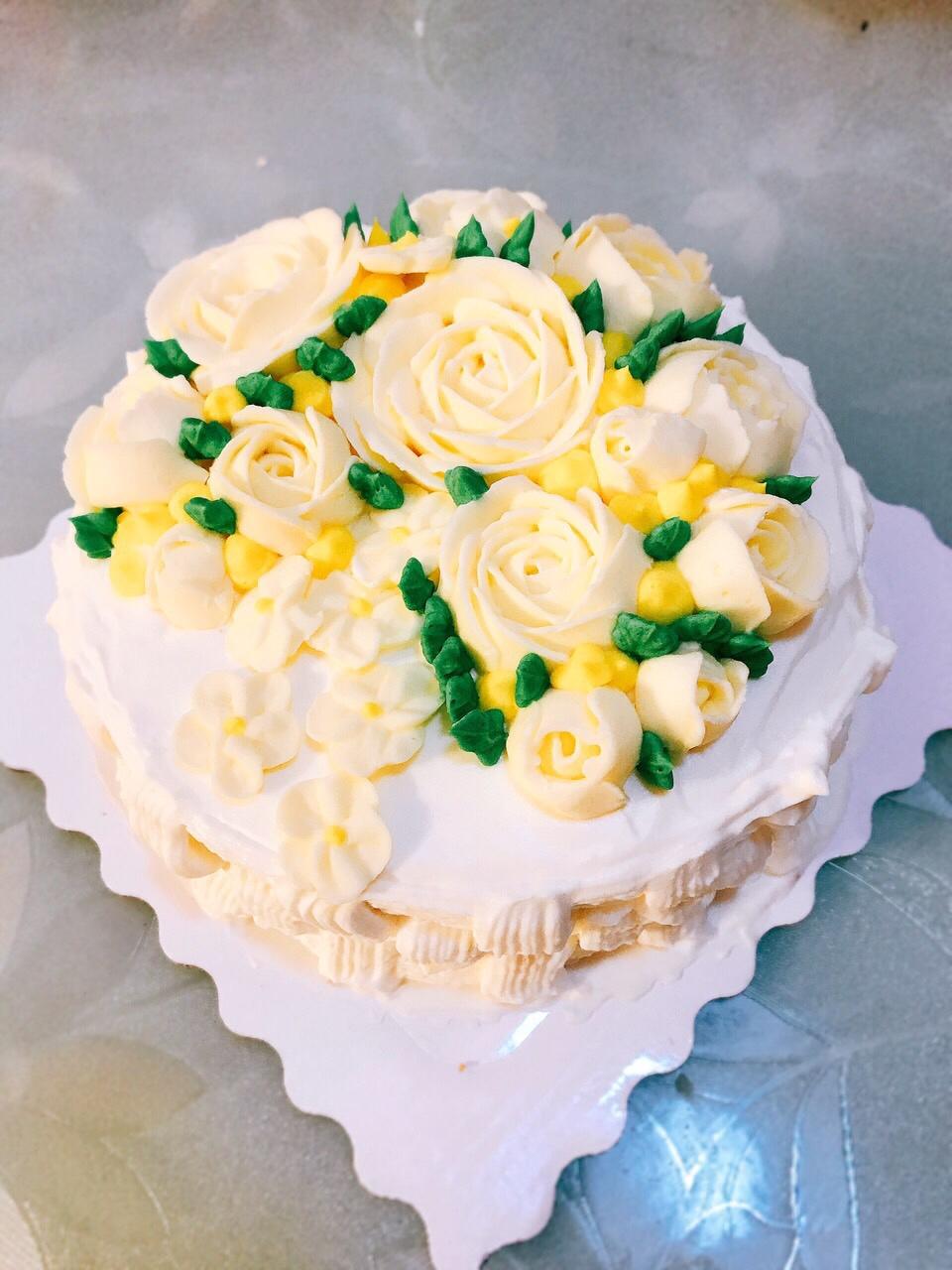 小麦子自创韩式裱花奶酪霜