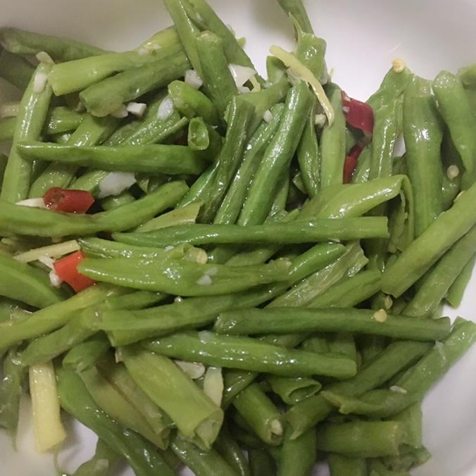 清炒缸豆