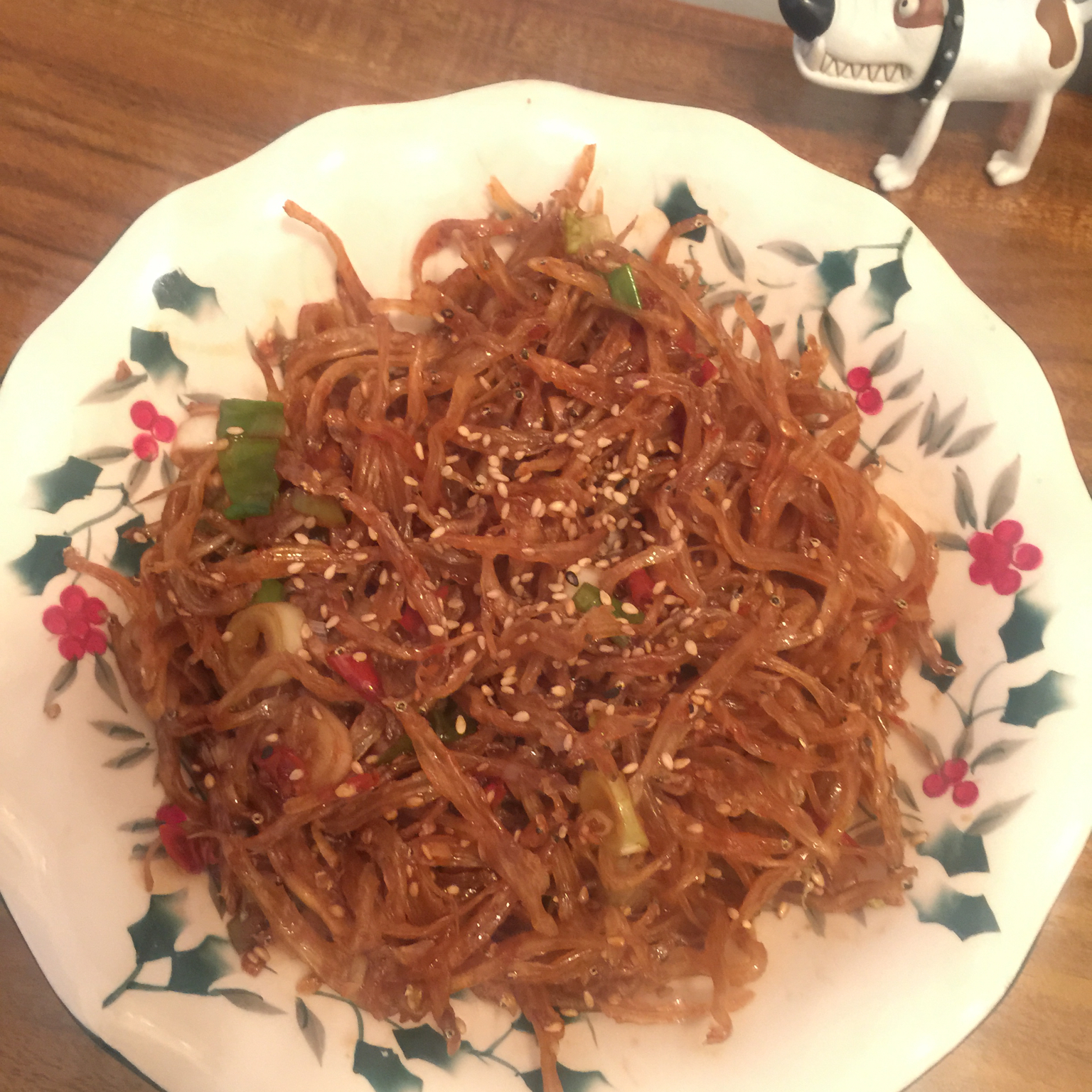 香辣银鱼干
