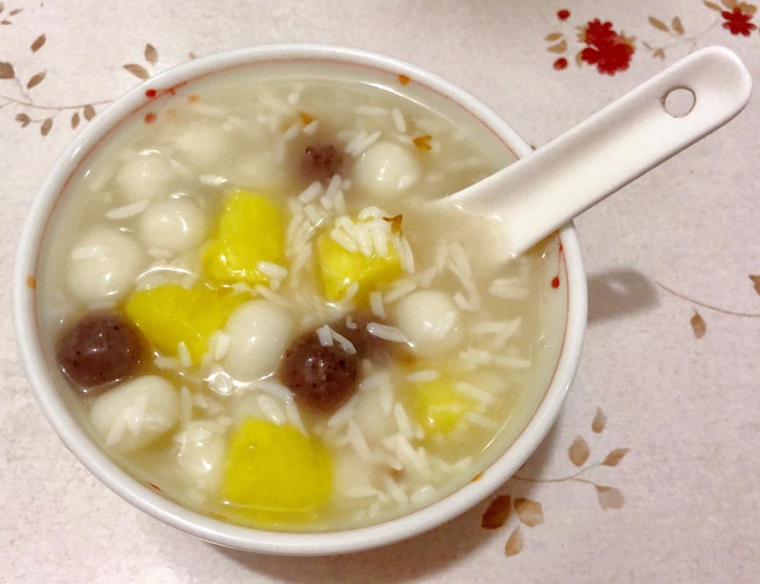 甜酒酿桂花糯米小丸子