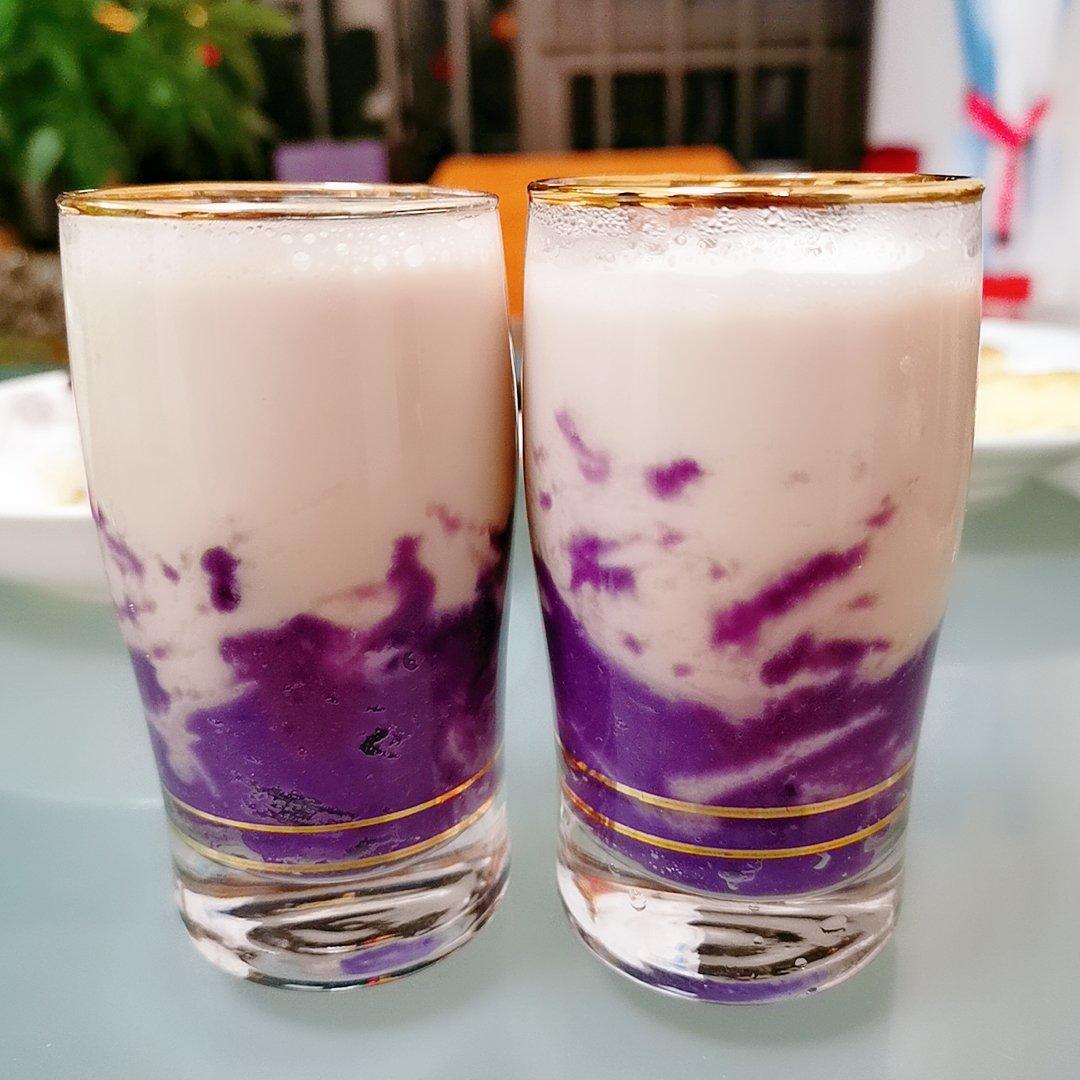 独家完美配方😏复刻COCO的芋泥鲜奶，超级简单！！无敌万能好用的酱！