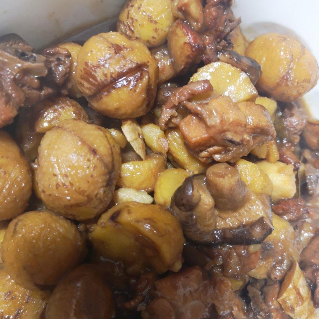 板粟烧鸡