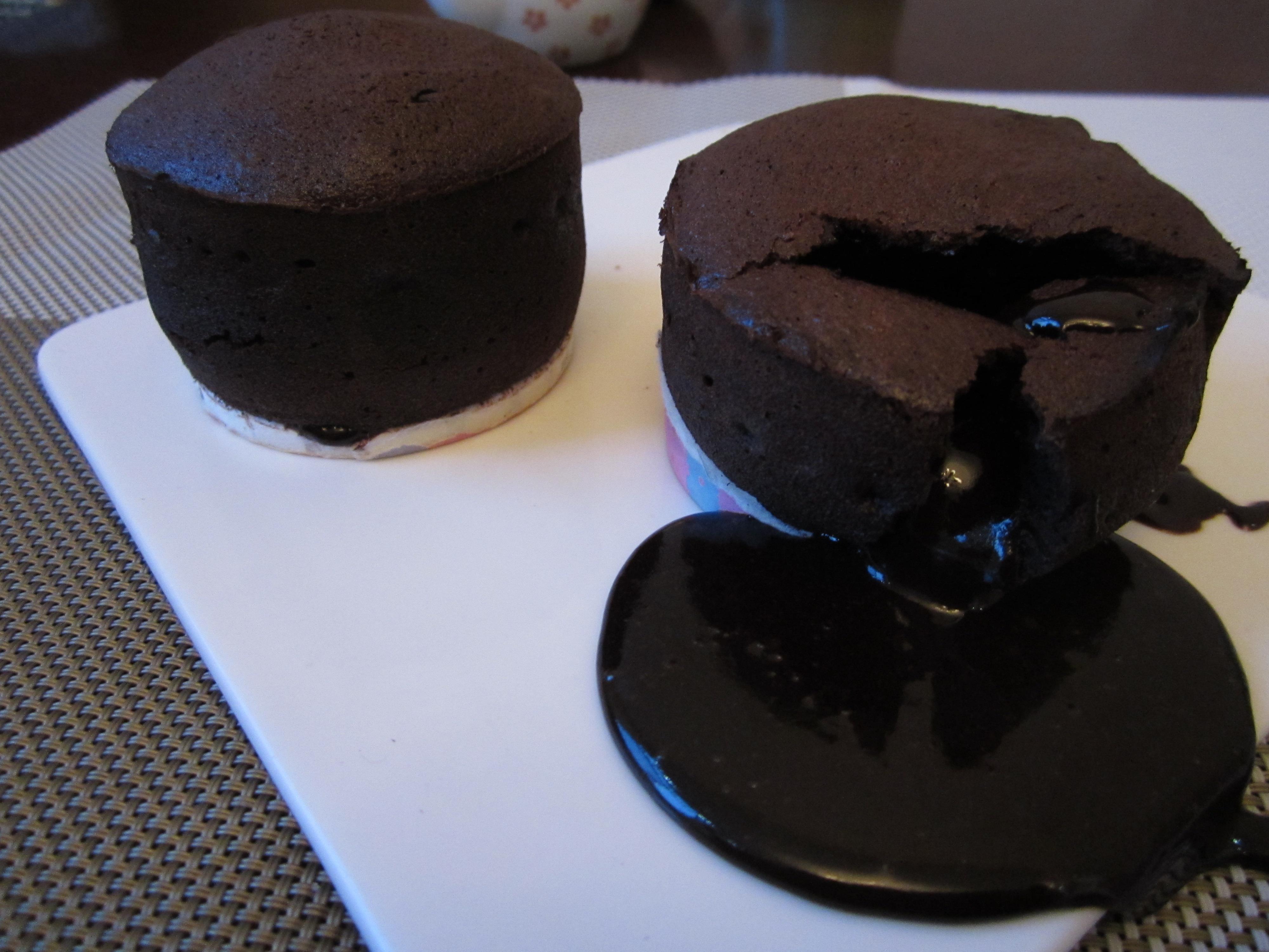 爆浆巧克力蛋糕——心太软的做法的做法