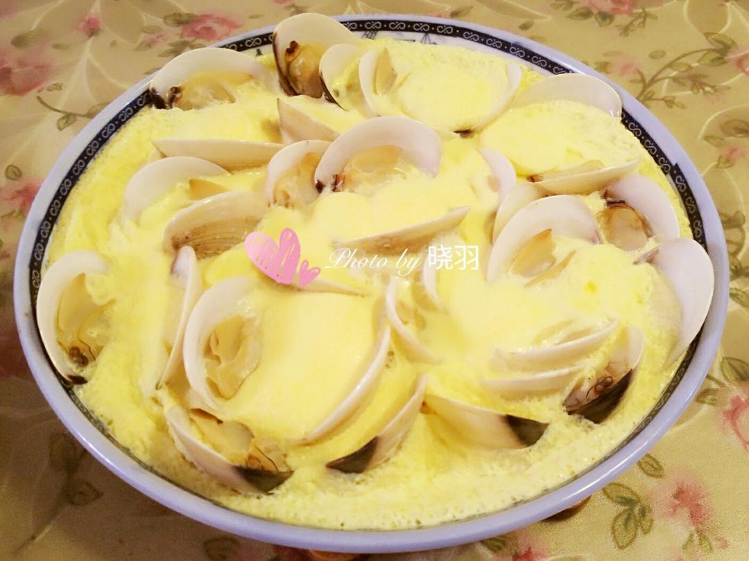 超滑嫩的蛤蜊炖蛋