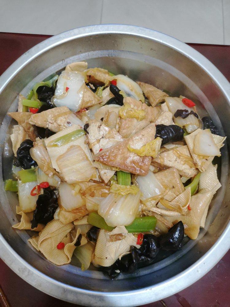🔥冬日素暖锅‼️白菜娃娃菜粉丝豆腐煲