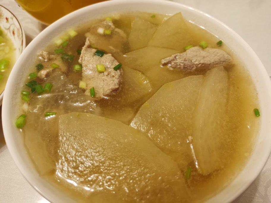冬瓜肉片汤（家常）