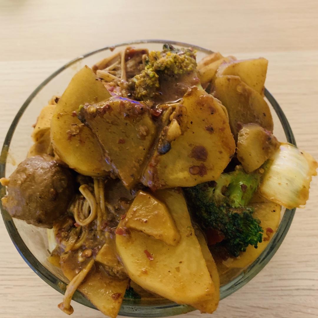 自制牛奶麻辣烫