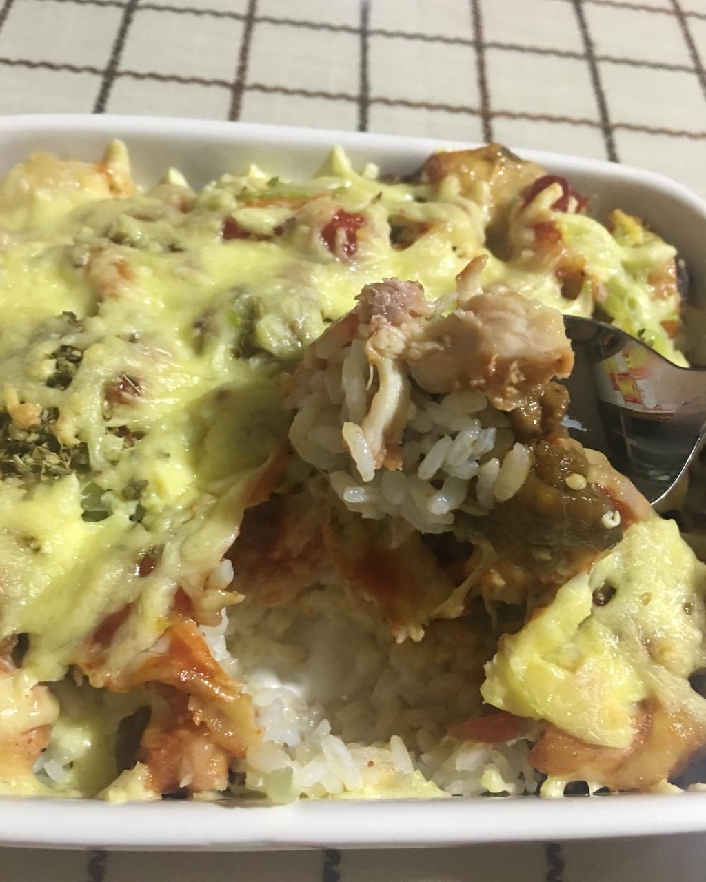 番茄鸡肉浓情焗饭【两人份】