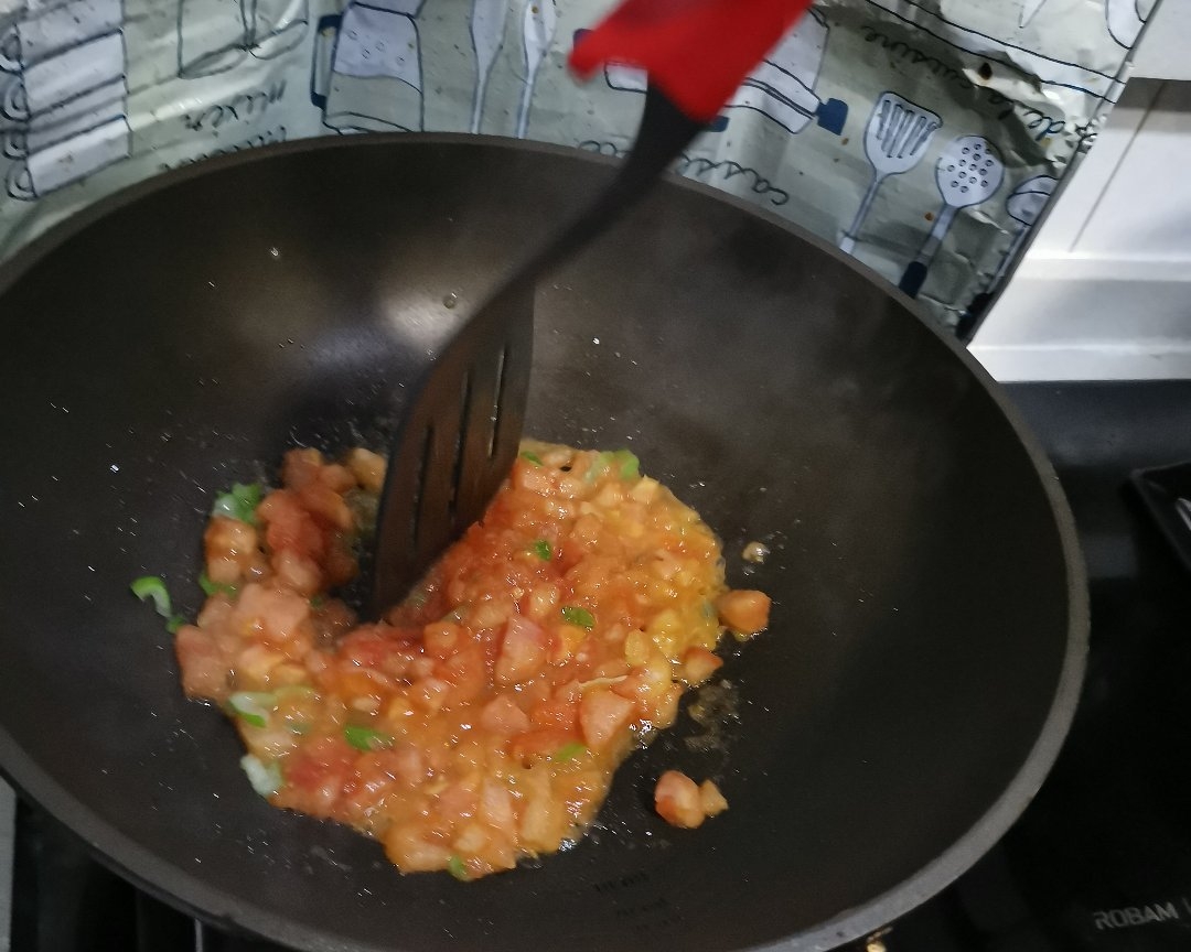 西红柿鸡蛋疙瘩汤的做法 步骤5